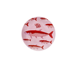 Flying Tiger Copenhagen Pembe Balık Desenli Seramik Tabak