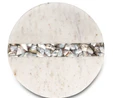 Jumbo Romano Mermer Servislik 14x14x1.76 cm Beyaz