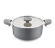 Jumbo Swiss Crystal Grey 7 Parça Tencere Seti