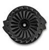 Jumbo Shark Swiss Black Yuvarlak Kek Kalıbı