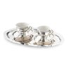 Jumbo Timeless MMXXV Çift Kişilik Kahve Fincan Seti Silver