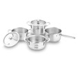 Jumbo New Baby Steel 6 Parça İndüksiyon Tabanlı Çelik Mini Set