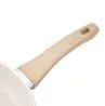 Jumbo Swiss Crystal Dark Cream İndüksiyon Tabanlı Wok Tava 28 cm