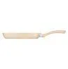 Jumbo Swiss Crystal Dark Cream İndüksiyon Tabanlı Grill Tava 28 cm