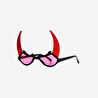 Flying Tiger Copenhagen Şeytan Boynuzu Şeklinde Kırmızı Parti Gözlüğü