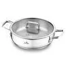 Jumbo Swiss Crystal Light Grey Tava 24 cm