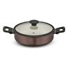 Jumbo Toledo Swiss Crystal Brown İndüksiyon Tabanlı Tencere Seti 7 Parça