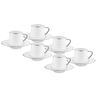 Jumbo Valetta Platin 12 Parça 6 Kişilik Fincan Takımı