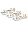Jumbo Grace Gold 6 Kişilik Kahve Fincan Takımı
