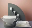 Jumbo Wind Platin 64 Parça 12 Kişilik Kare Yemek Takımı