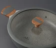 Jumbo Stone 7 Parça Granit Tencere Seti