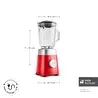Karaca Multiblend Smoothie Blender Kırmızı 1000w