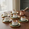 Karaca Verde 6 Kişilik Kahve Fincan Takımı 100 ml 