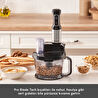 Karaca Mastermaid Prosteel Mutfak Robotu 2000W Siyah