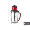 Karaca Multi XXL Doğrayıcı 1000w Imperial Red 1.5 L