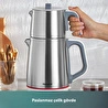 Homend Royaltea 1709H Dokunmatik Konuşan Çelik Çay Makinesi Inox