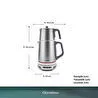 Homend Royaltea 1709H Dokunmatik Konuşan Çelik Çay Makinesi Inox