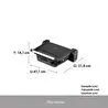 Homend Toastbuster 1334h Tost Makinesi Mat Siyah