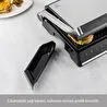 Homend Grilliant 1341H Inox Gövdeli, Döküm Plakalı, 5 Programlı, Led Ekranlı Tost ve Izgara Makinesi
