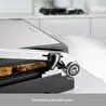 Homend Grilliant 1341H Inox Gövdeli, Döküm Plakalı, 5 Programlı, Led Ekranlı Tost ve Izgara Makinesi