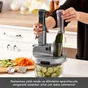 Karaca Mastermaid Prosteel Uzun Blender Ayaklı 6 Bıçaklı Cam Mutfak Robotu 2500W Galaxy Grey