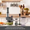 Karaca Mastermaid Prosteel Uzun Blender Ayaklı 6 Bıçaklı Cam Mutfak Robotu 2500W Galaxy Grey