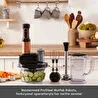 Karaca Mastermaid Prosteel Uzun Blender Ayaklı 6 Bıçaklı Cam Mutfak Robotu 2500W Black Copper