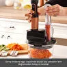 Karaca Mastermaid Prosteel Uzun Blender Ayaklı 6 Bıçaklı Cam Mutfak Robotu 2500W Black Copper