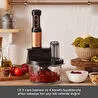 Karaca Mastermaid Prosteel Uzun Blender Ayaklı 6 Bıçaklı Cam Mutfak Robotu 2500W Black Copper