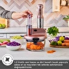 Karaca Mastermaid Prosteel Uzun Blender Ayaklı 6 Bıçaklı Cam Mutfak Robotu 2500W Rosegold