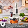 Karaca Mastermaid Prosteel 6 in 1 Uzun Blender Ayaklı 6 Bıçaklı Cam Mutfak Robotu 2500W Swiss Cream