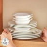 Karaca x Sarıyer Design Vortex Fine Pearl 28 Parça 6 Kişilik Yemek Takımı
