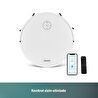 Homend Alex 1288h Moplu ve Akıllı Robot Süpürge Gyroscope Beyaz