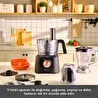 Karaca Mastermaid Power Max 11 in 1 Mutfak Robotu 2500W Black Copper