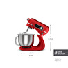 Karaca Maestro Artisan Hamur Yoğurma Makinesi Ultra Sessiz 6 Litre Kırmızı