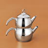 Karaca Adelya İndüksiyon Tabanlı Mini Boy Metal Çaydanlık Takımı