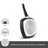 Karaca Biodiamond Antibakteriyel Kulp Grill Tava 28 Cm