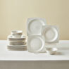Karaca Square Bone Royal Lace 24 Parça 6 Kişilik Yemek Takımı