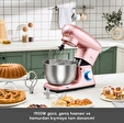 Karaca Multichef Kıyma Çekme /Sucuk-Sosis/İçli Köfte Aparatlı Hamur Yoğurma Makinesi Rosegold 1900W 5,5L
