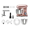 Karaca Multichef Kıyma Çekme /Sucuk-Sosis/İçli Köfte Aparatlı Hamur Yoğurma Makinesi Rosegold 1900W 5,5L