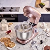 Karaca Multichef Kıyma Çekme /Sucuk-Sosis/İçli Köfte Aparatlı Hamur Yoğurma Makinesi Rosegold 1900W 5,5L