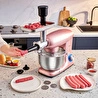 Karaca Multichef Kıyma Çekme /Sucuk-Sosis/İçli Köfte Aparatlı Hamur Yoğurma Makinesi Rosegold 1900W 5,5L