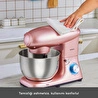 Karaca Multichef Kıyma Çekme /Sucuk-Sosis/İçli Köfte Aparatlı Hamur Yoğurma Makinesi Rosegold 1900W 5,5L