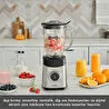 Karaca Dijital Ekran Inox Smoothie Blender Silver 1800W