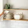 Emsan Fine Bone Meyra 61 Parça 12 Kişilik Kare Yemek Takımı