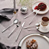 Karaca Premium Platin Von 12 Kişilik 84 Parça Çatal Kaşık Bıçak