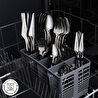 Karaca 316 Premium Moongate Platin 12 Kişilik 84 Parça Çatal Kaşık Bıçak Takımı