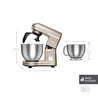 Karaca Mastermaid Chef Pro Çift Kollu Hamur Yoğurma Makinesi Iconic Beige 1500W 5L