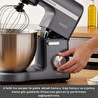 Karaca Mastermaid Chef Pro Çift Kollu Hamur Yoğurma Makinesi Space Gray 1500 W 5L