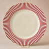 Karaca New Romantic İnce Çizgili Servis Tabağı 27 cm Kırmızı 